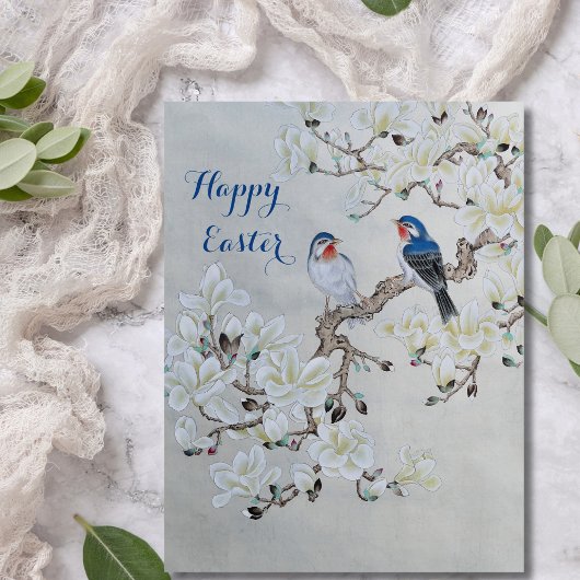 White Magnolia Postkarte