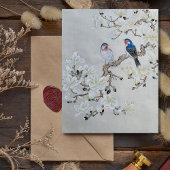 White Magnolia Postkarte