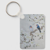 White Magnolia Schlüsselanhänger (Vorderseite)