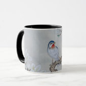 White Magnolia Tasse (Vorderseite Links)