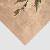 White Magnolias auf Gold Decoupage Tissue Paps Seidenpapier (Ausschnitt)