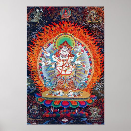 White Mahakala Poster (Vorne)