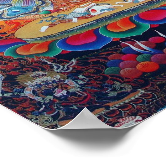 White Mahakala Poster (Ecke)