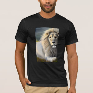 White Majestic Lion Ethereal Art T-Shirt