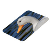 White Mallard Duck Magnet (Linke Seite)