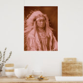 White Man fährt ihn - Crow Poster (Küche)