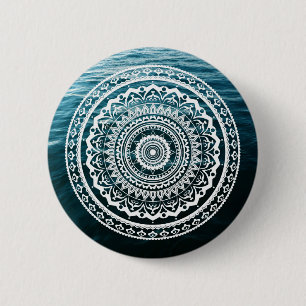 White Mandala Lasse das Set, das Sie kostenlos Button