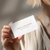 White Mandala Visitenkarte