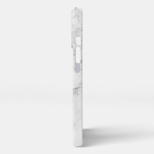 White Marbel Mobile Cover iPhone Hülle (Linke Seite)