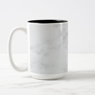 White Marbel Zweifarbige Tasse
