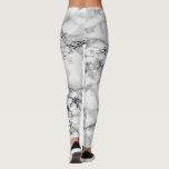 White Marble Leggings<br><div class="desc">Trendy White Marble Stone</div>