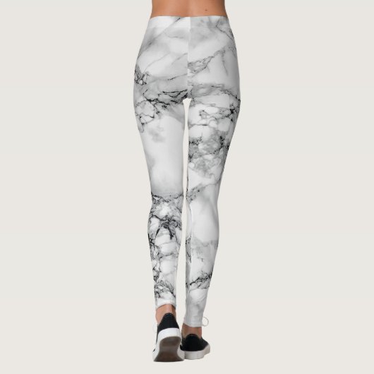 White Marble Leggings (Rückseite)