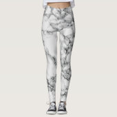 White Marble Leggings (Vorderseite)