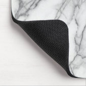 White Marble Mouse Pad Mousepad (Ecke)