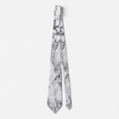 White Marble Neck Tie Krawatte (Vorderseite)