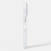 White Marble Scrap Elegant iPhone Hülle (Rechte Seite)