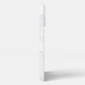 White Marble Scrap Elegant iPhone Hülle (Rechte Seite)