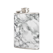White Marble Stone Flask Flachmann (Links)