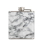 White Marble Stone Flask Flachmann (Rückseite)