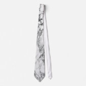 White Marble Stone Neck Tie Krawatte (Vorderseite)