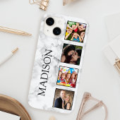 White Marble Stone Pattern Case-Mate iPhone Hülle