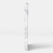 White Marble Stone Pattern iPhone Hülle (Rechte Seite)