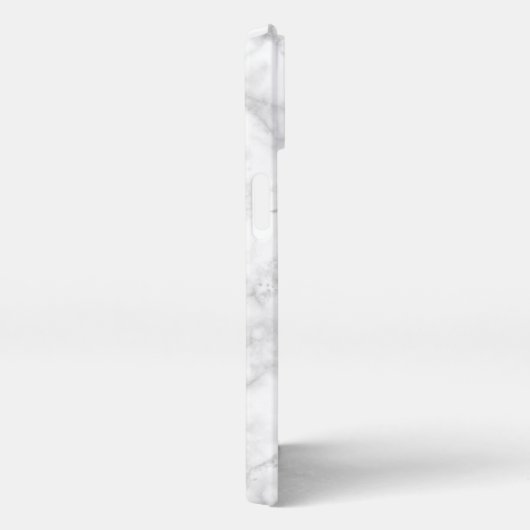 White Marble Stone Pattern iPhone Hülle (Rechte Seite)