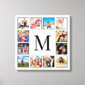 White Marble Stone Pattern Leinwanddruck (Vorderseite)