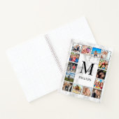 White Marble Stone Pattern Notizblock (Innenseite)