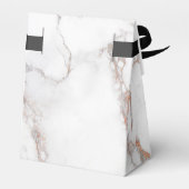 White Marble Texture glücklich Vielen Dank Geschenkschachtel (Rückseite)