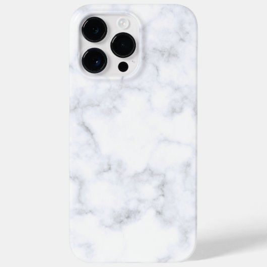 White Marble Trendy Case-Mate iPhone Hülle (Rückseite)