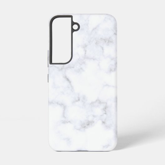 White Marble Trendy  Samsung Galaxy Hülle (Rückseite)