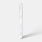 White Marble Trendy  Samsung Galaxy Hülle (Linke Seite)