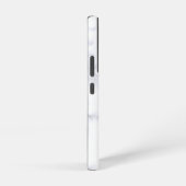 White Marble Trendy  Samsung Galaxy Hülle (Rechte Seite)