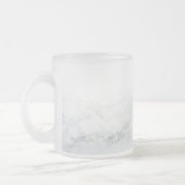 White Marble Wedding Bridal Baby Dusche Name Gefal Mattglastasse (Links)