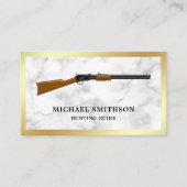 White Marbour Shotgun Rifle Gun Shop Gunsmith Visitenkarte (Vorderseite)