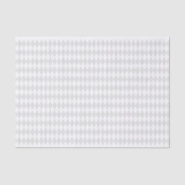 WHITE MARDI GRAS DIAMOND PATTERS SEIDENPAPIER