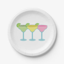 White Margarita Glasses Party Teller