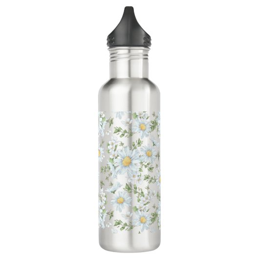 White Marguerite Daisies Water Flasche Edelstahlflasche (Links)