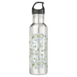 White Marguerite Daisies Water Flasche Edelstahlflasche