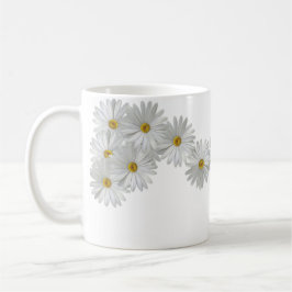 White Marguerite Daisy Blume Kaffeetasse