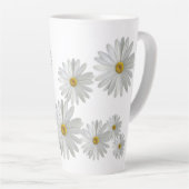 White Marguerite Daisy Blume Milchtasse (Rechte Ecke)