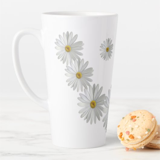 White Marguerite Daisy Blume Milchtasse (Beispiel)