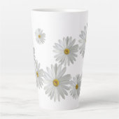 White Marguerite Daisy Blume Milchtasse (Vorderseite)