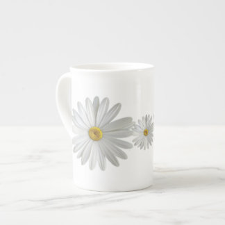 White Marguerite Daisy Blume Porzellantasse