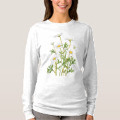 White Marguerite Daisy T-Shirt (Vorderseite)