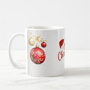 White Marry Christmas Tasse
