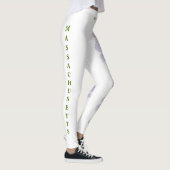 White Massachusetts Staat Mayflower Leggings (Rechts)