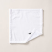 White Medical Caduceus Badhandtuch Set (Waschlappen)