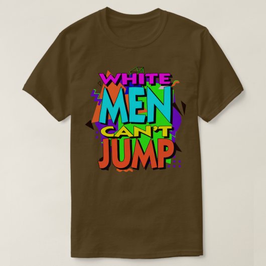 White Men Cant Jump 90er Blast Colorway T-Shirt (Design vorne)